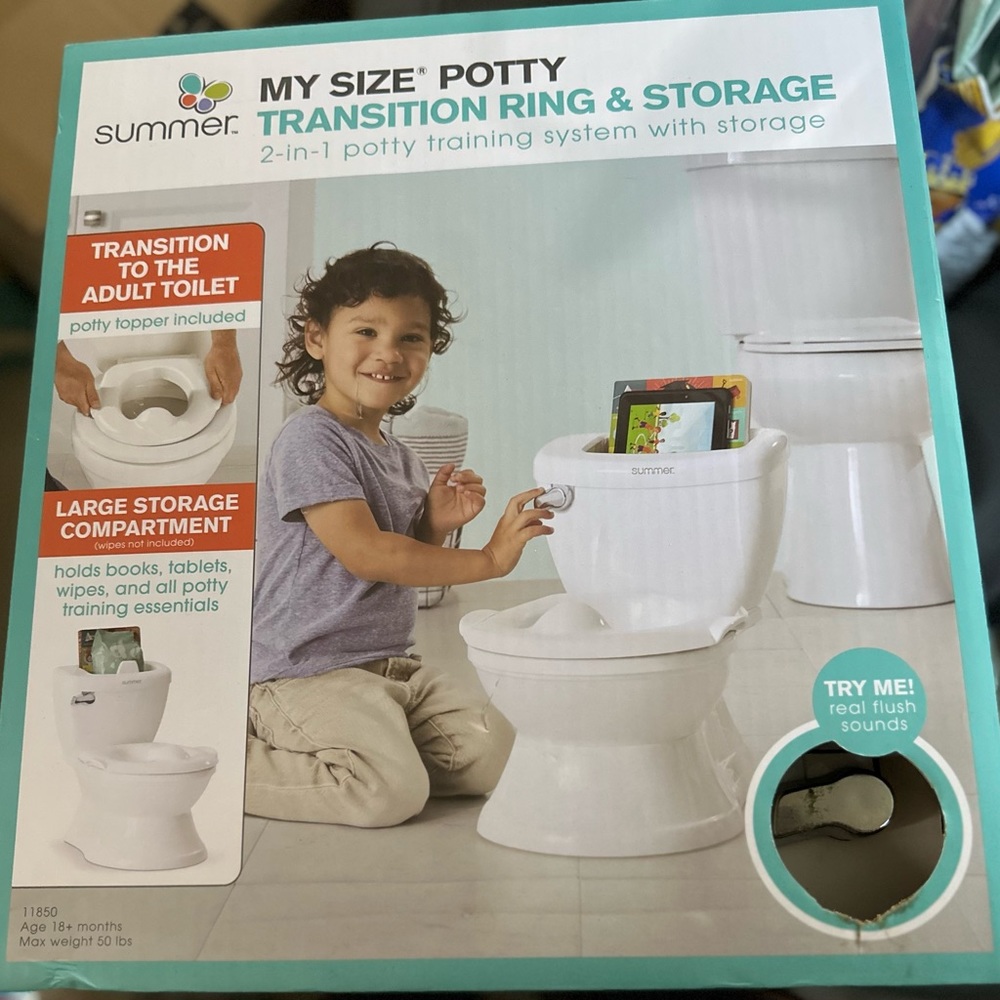 7” wide Toddler potty